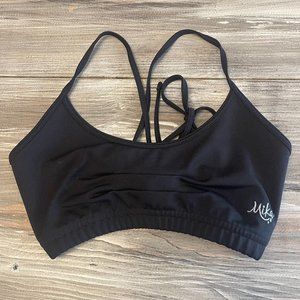 Mika Yoga Wear Black Bra